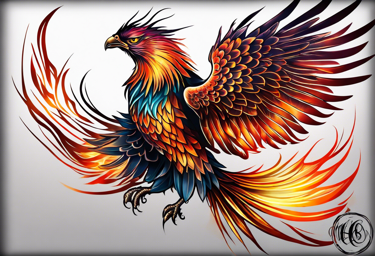 phoenix tattoo idea