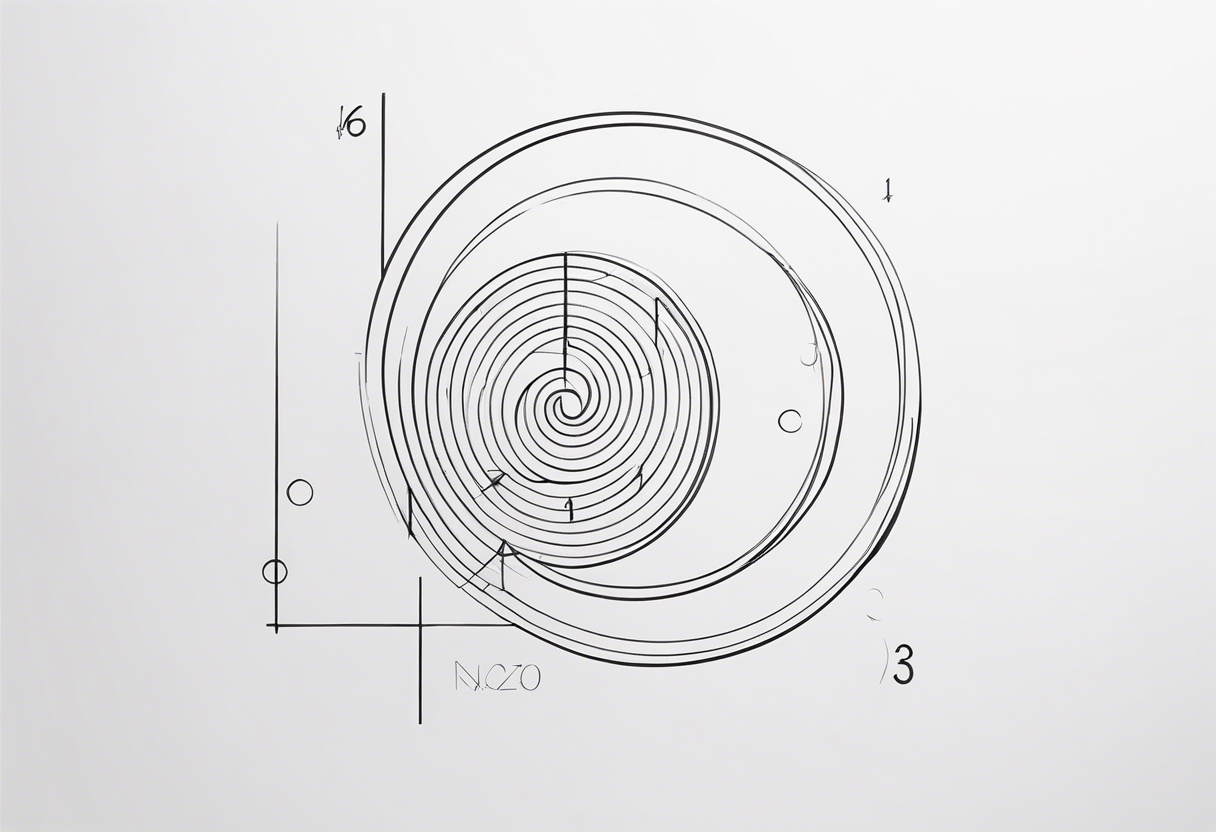 written Fibonacci numbers tattoo idea