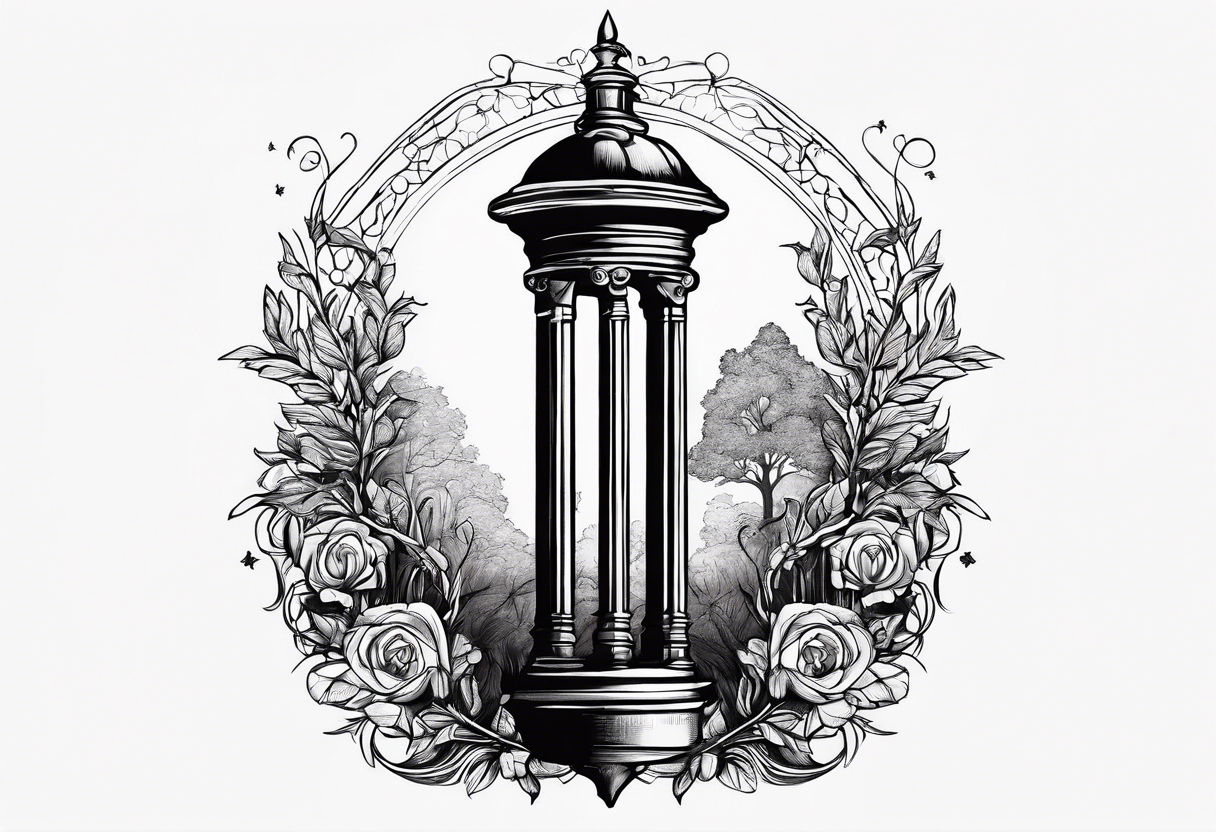 Single 
Chronicles of Narnia lamp post tattoo idea