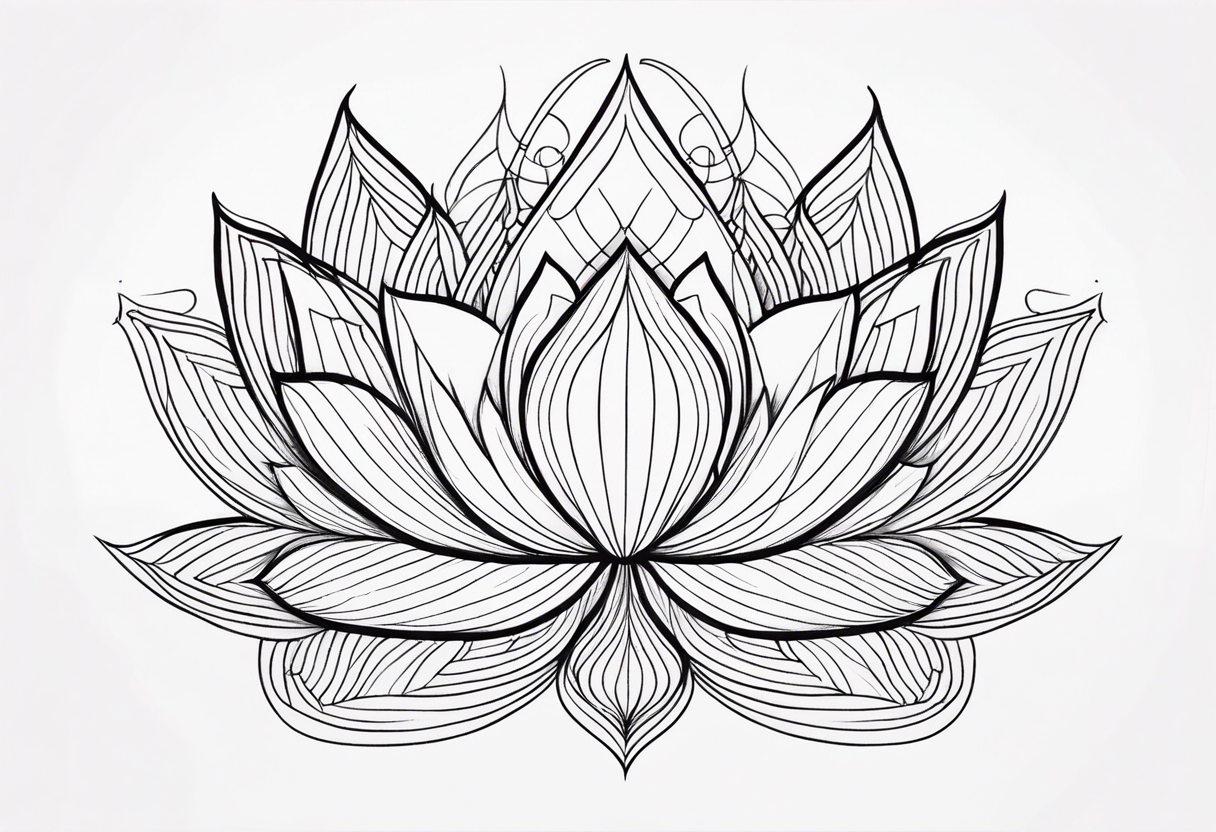 Mandala Lotus tattoo idea