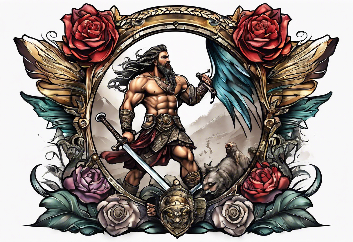 david and goliath tattoo idea