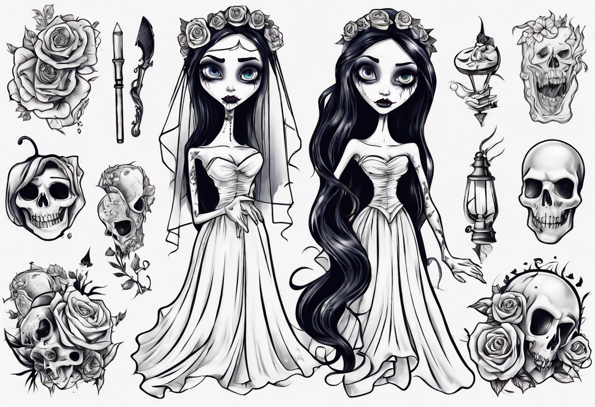 Emily corpse bride tattoo idea