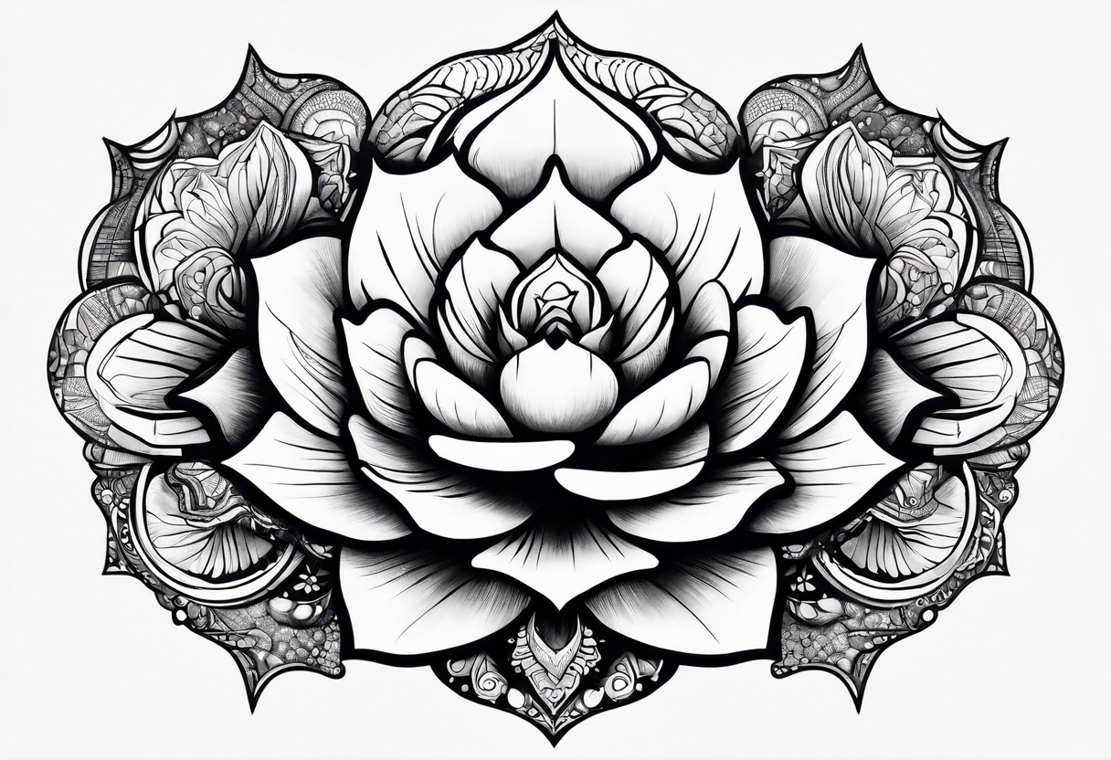 Mandela natulis shell tattoo idea