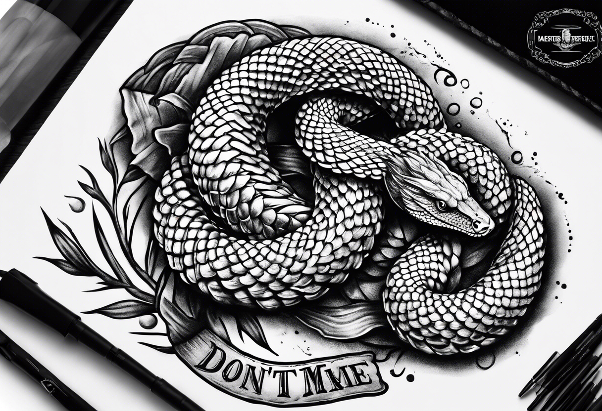 dont tread on me tattoo idea