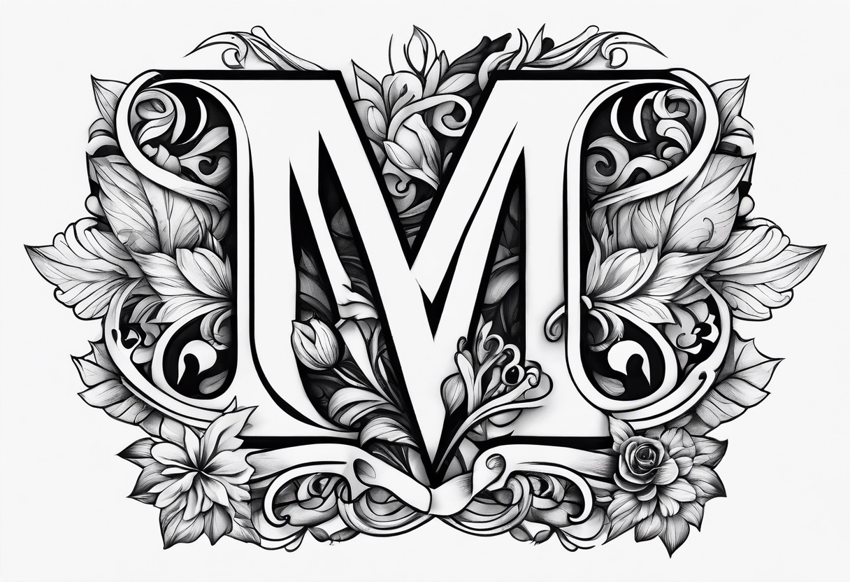 Aztec Style Letter M Initial. Native American Font With Warrior Or God  Face. You Can Use It In History Logo, War Emblem, Indigenous Tattoo Design  And Sport Identity. Royalty Free SVG, Cliparts,
