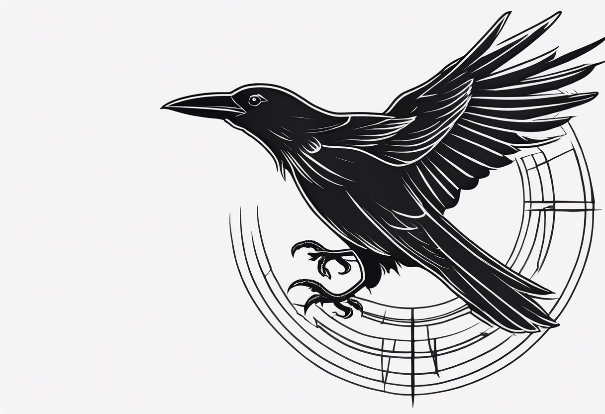 crows tattoo idea