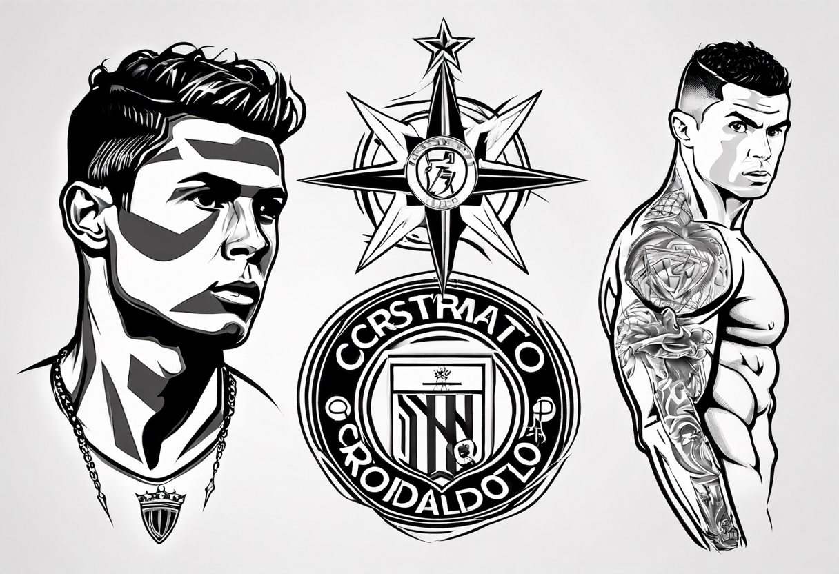 My #CR7 #tattoo #designed by #myself #Cristiano #Ronaldo #… | Flickr