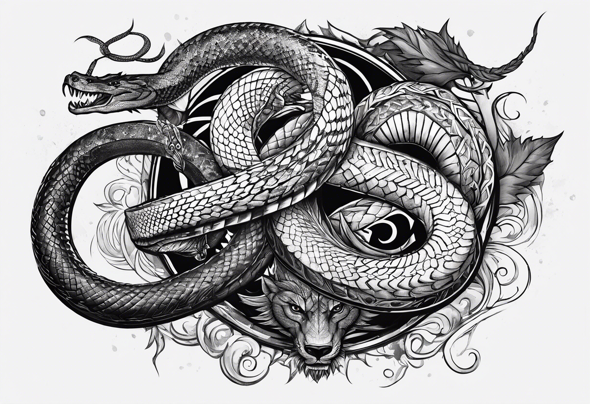 The Witcher 3: Wild Hunt, 
snakes tattoo idea