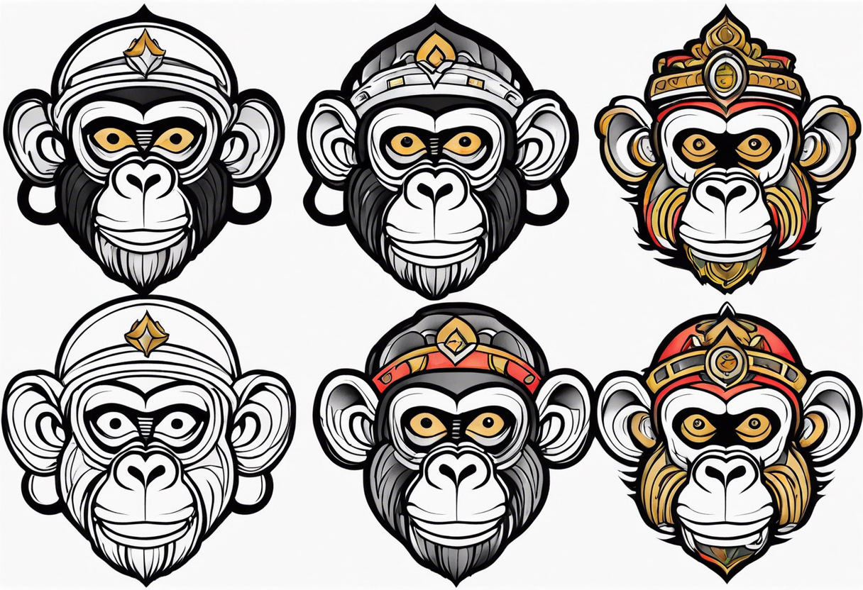 rich.  monkey tattoo idea