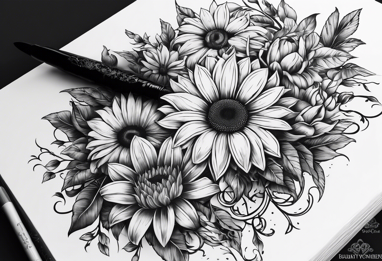 The Radiant Sunflower Tattoo: Symbolism, Design, and More - Monster Ink  Tattoo