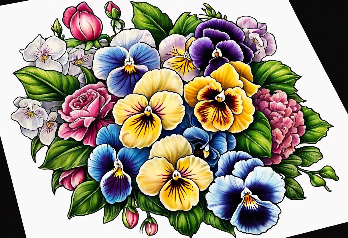 Birth Month Flower Tattoos