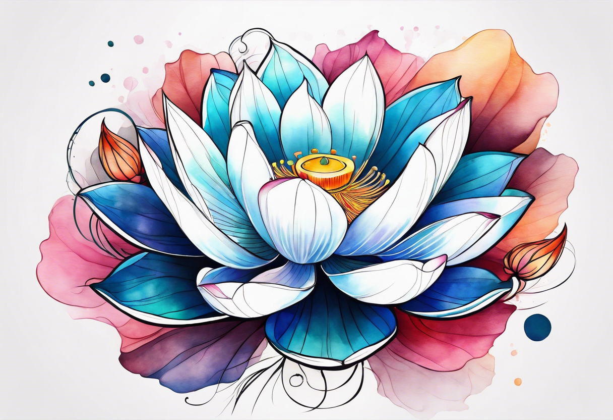 lotus' in Watercolor Tattoos • Search in +1.3M Tattoos Now • Tattoodo