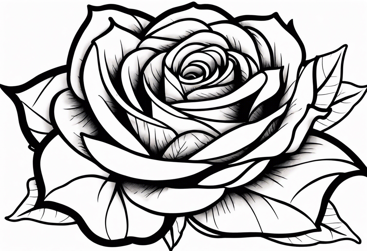 rose tattoo idea