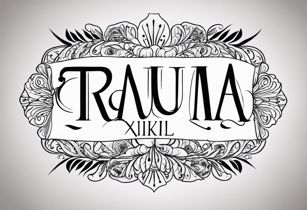 45 years of trauma and abuse. January 9, 2023, my abuser tried to kill me. Rather than giving up, I survived. I chose to live. tattoo idea