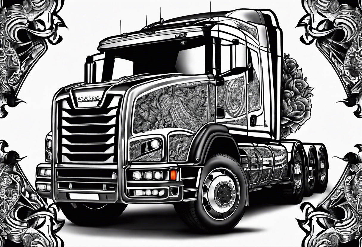 Scania v8 tattoo idea