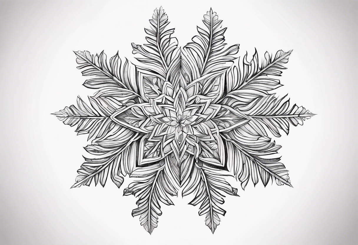 Snowflakes, small tattoo idea