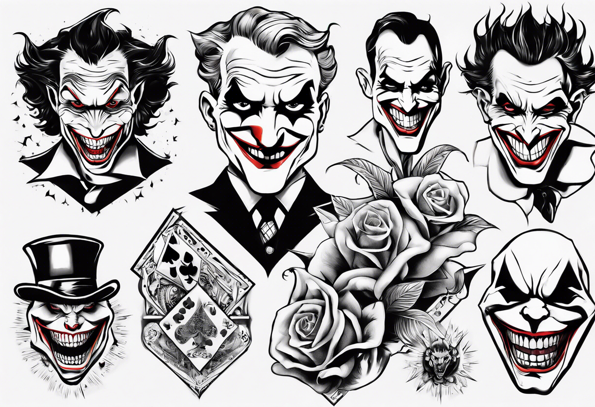 Joker Stencils | Joker tattoo design, Joker tattoo, Joker face tattoo