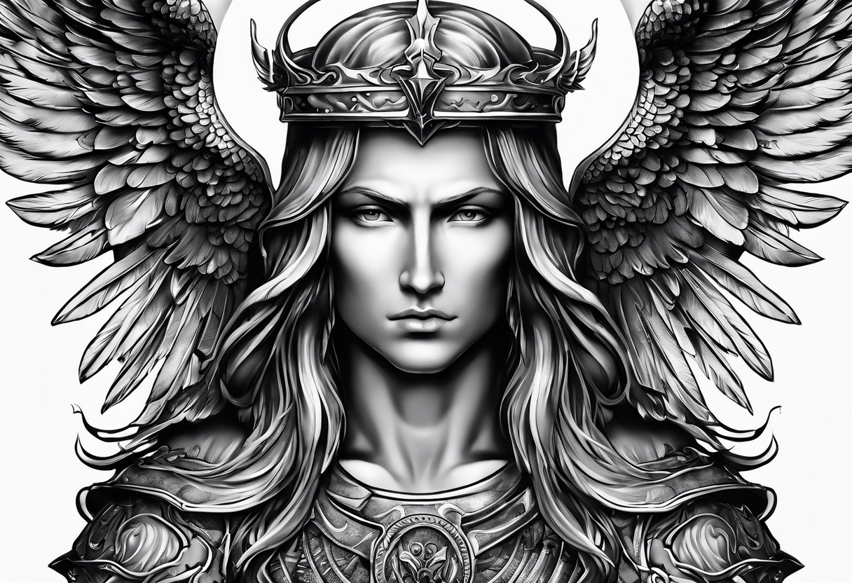 Archangel Saint Michael tattoo idea