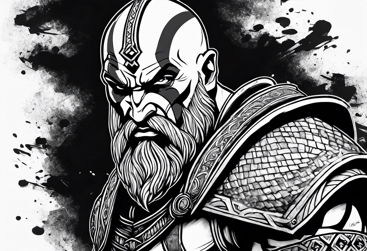 Kratos tattoo idea