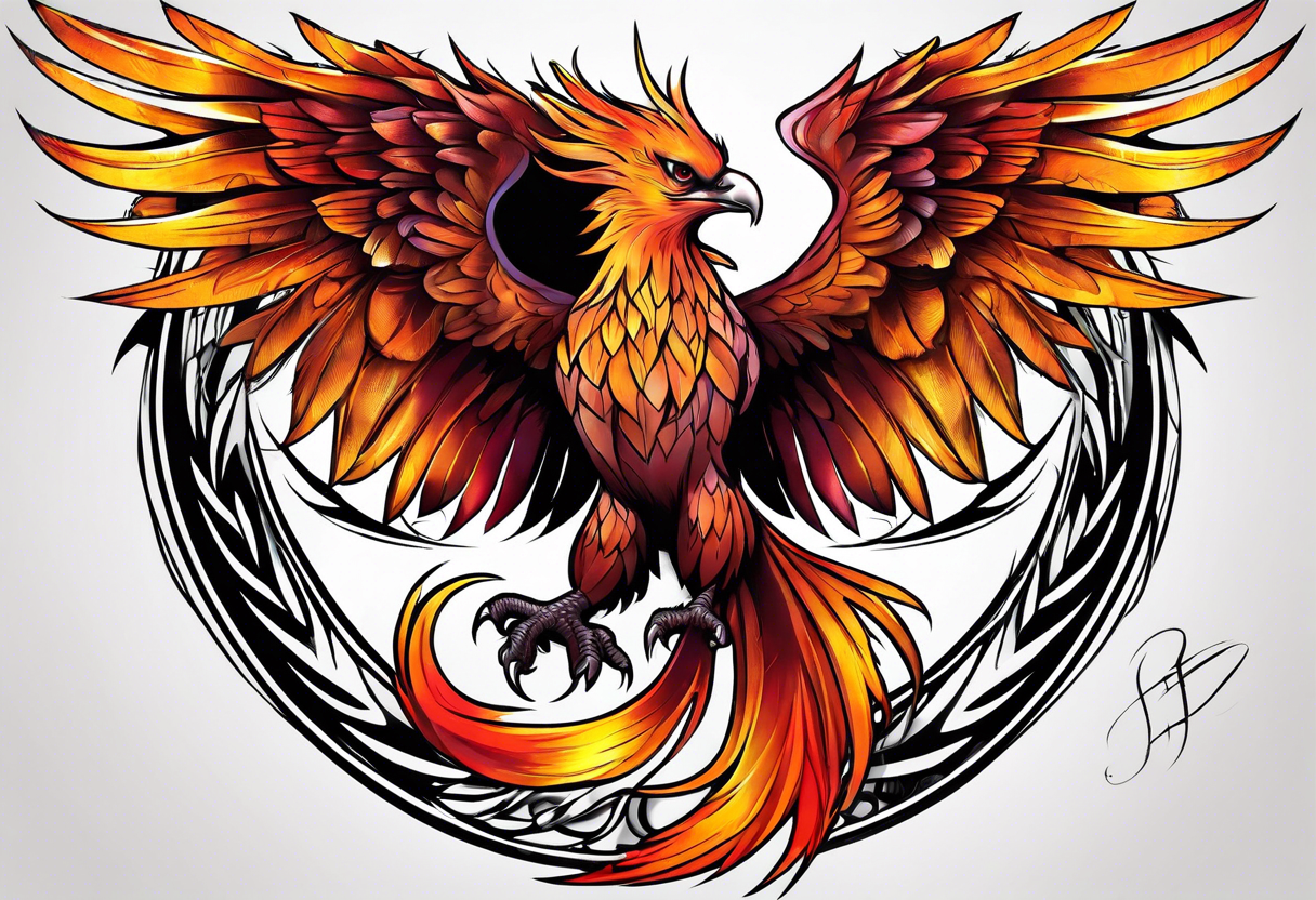 phoenix tattoo idea