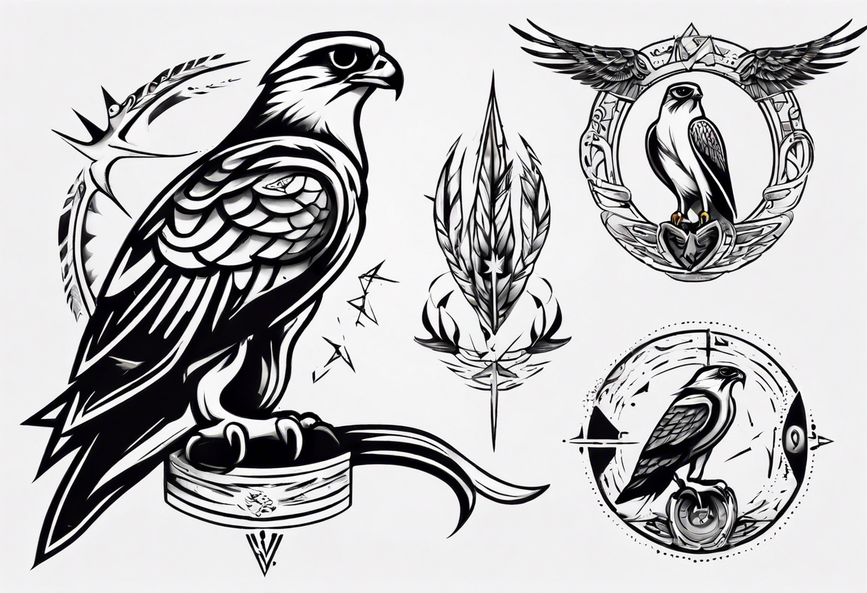 Falcon Tattoo | Falcon tattoo, Hawk tattoo, Tattoos