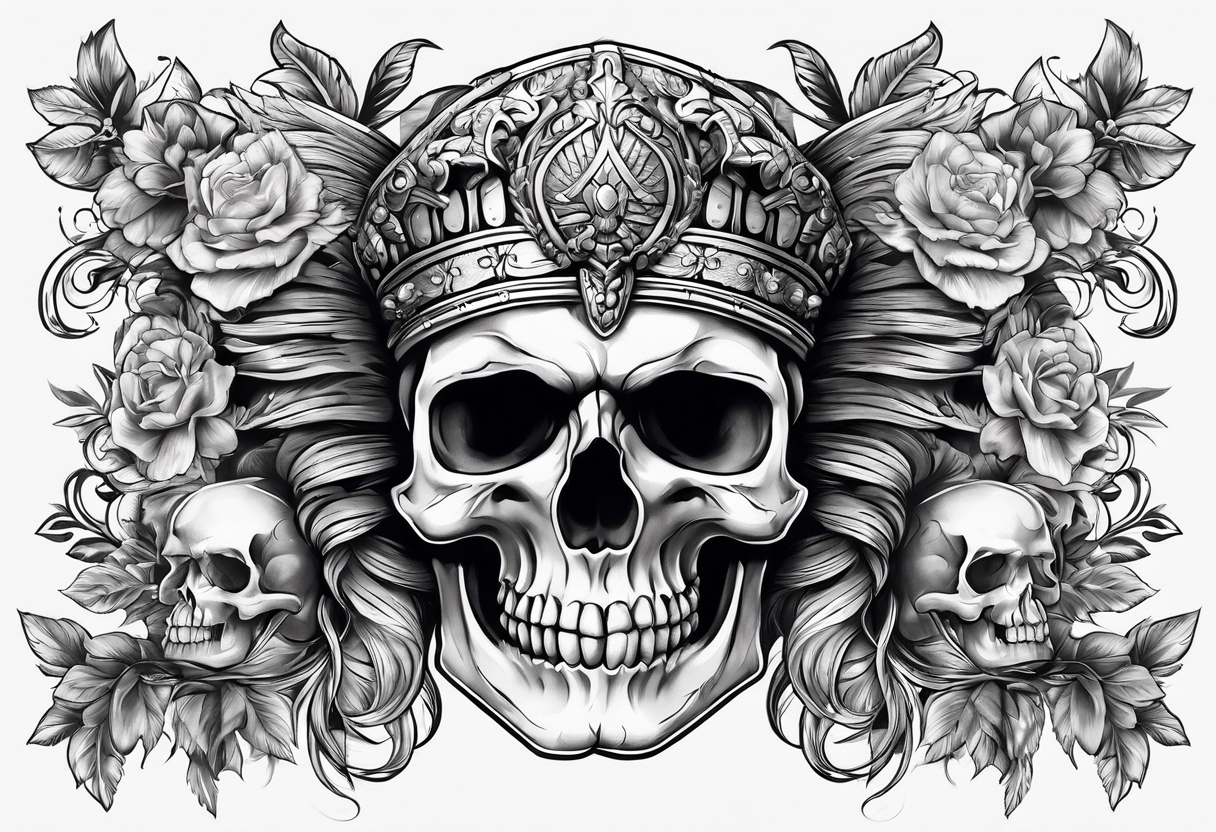 Alexander the Great skull tattoo idea