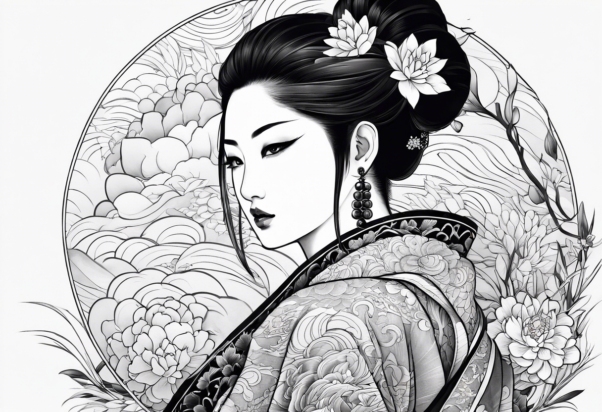 traditional irezumi tattoo idea