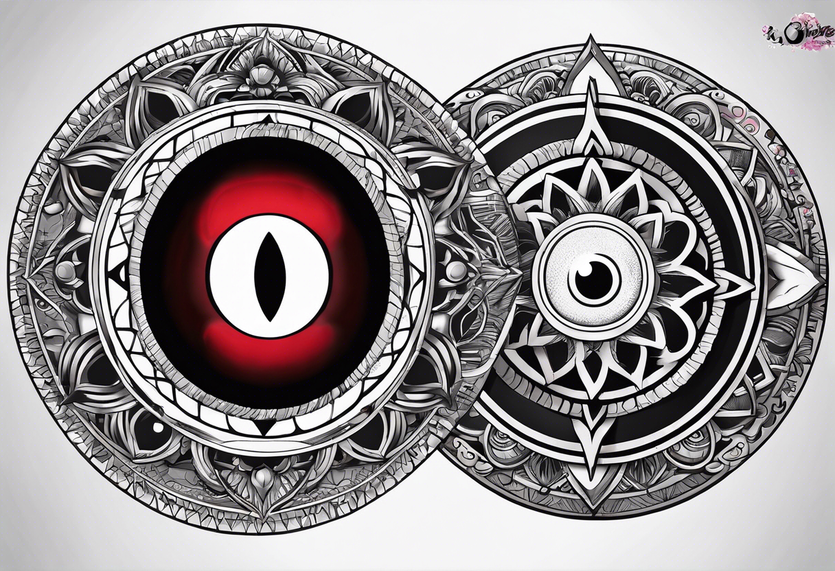 mangekyou sharingan tattoo idea