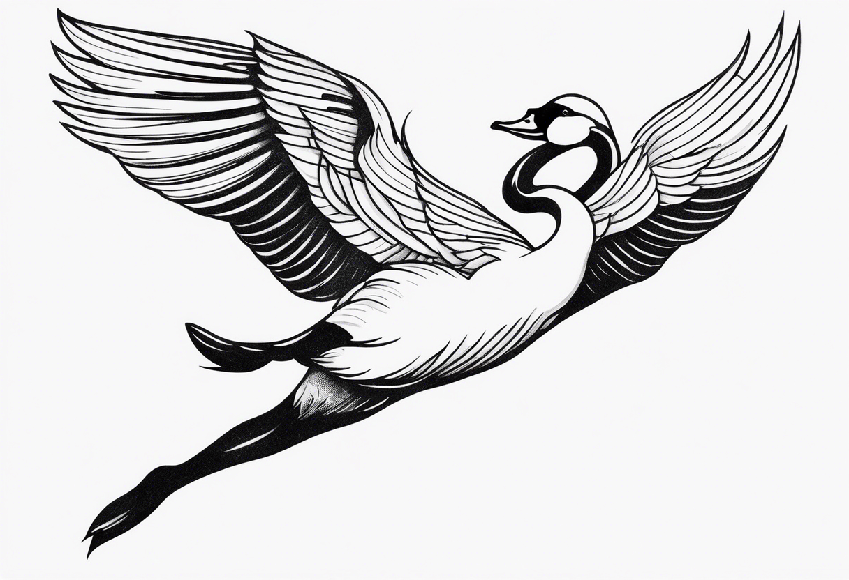 woman swan diving off of a cigarette tattoo idea