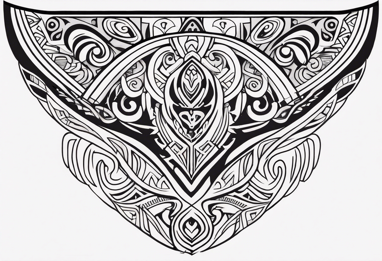 maori neck design tattoo tattoo idea