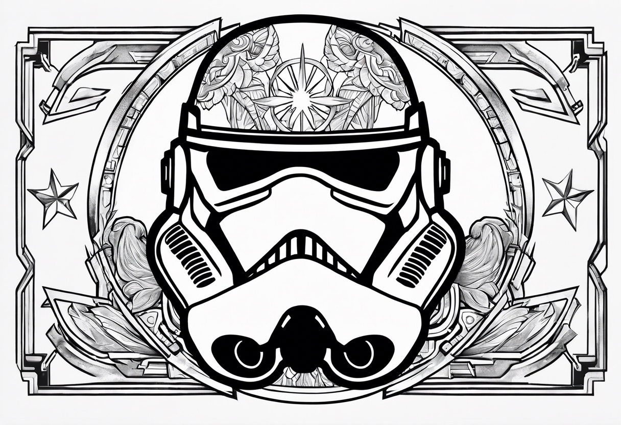 Star Wars, Captain Rex, Pistols drawn, Phoenix Squadron Helmet, tattoo idea