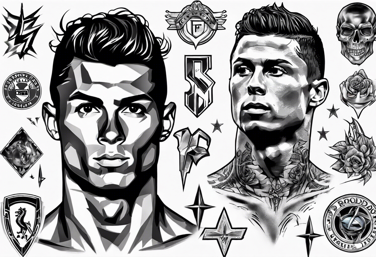 Cristiano Ronaldo tattoo idea