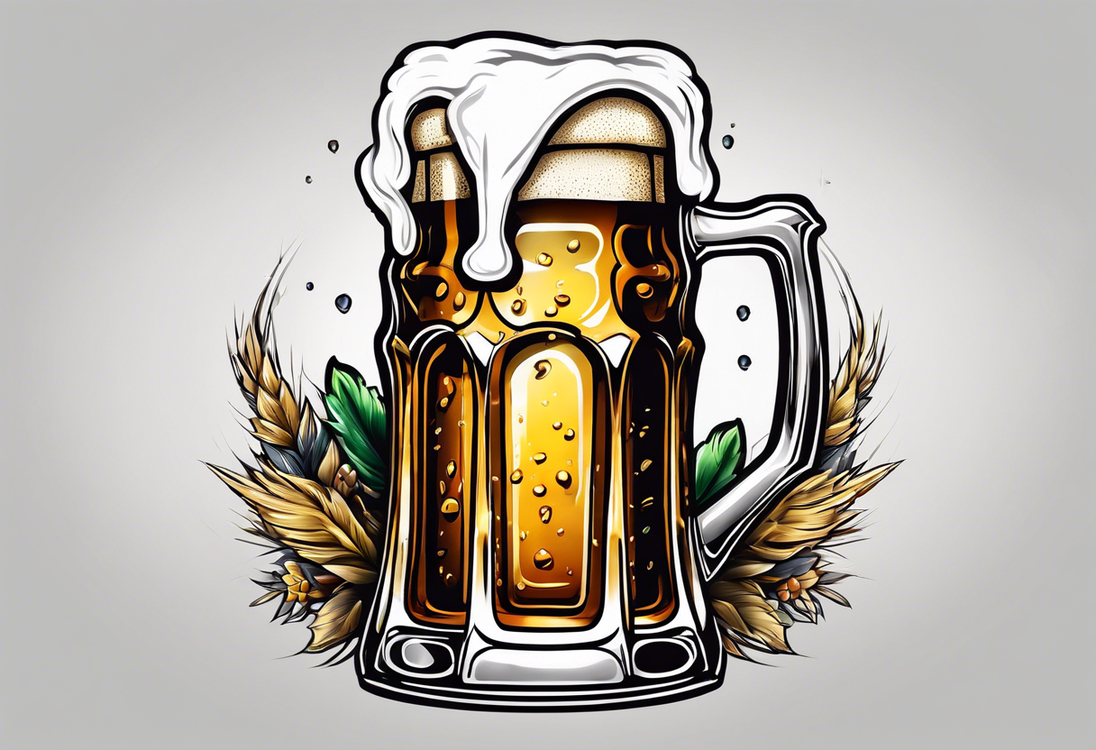 sull with beer tattoo idea