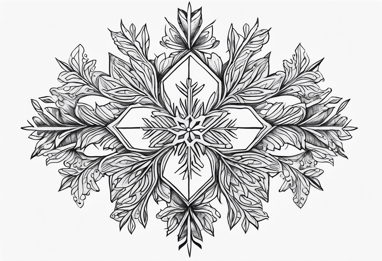 Snowflakes, small tattoo idea