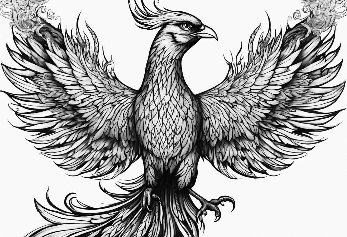 Phoenix tattoo idea