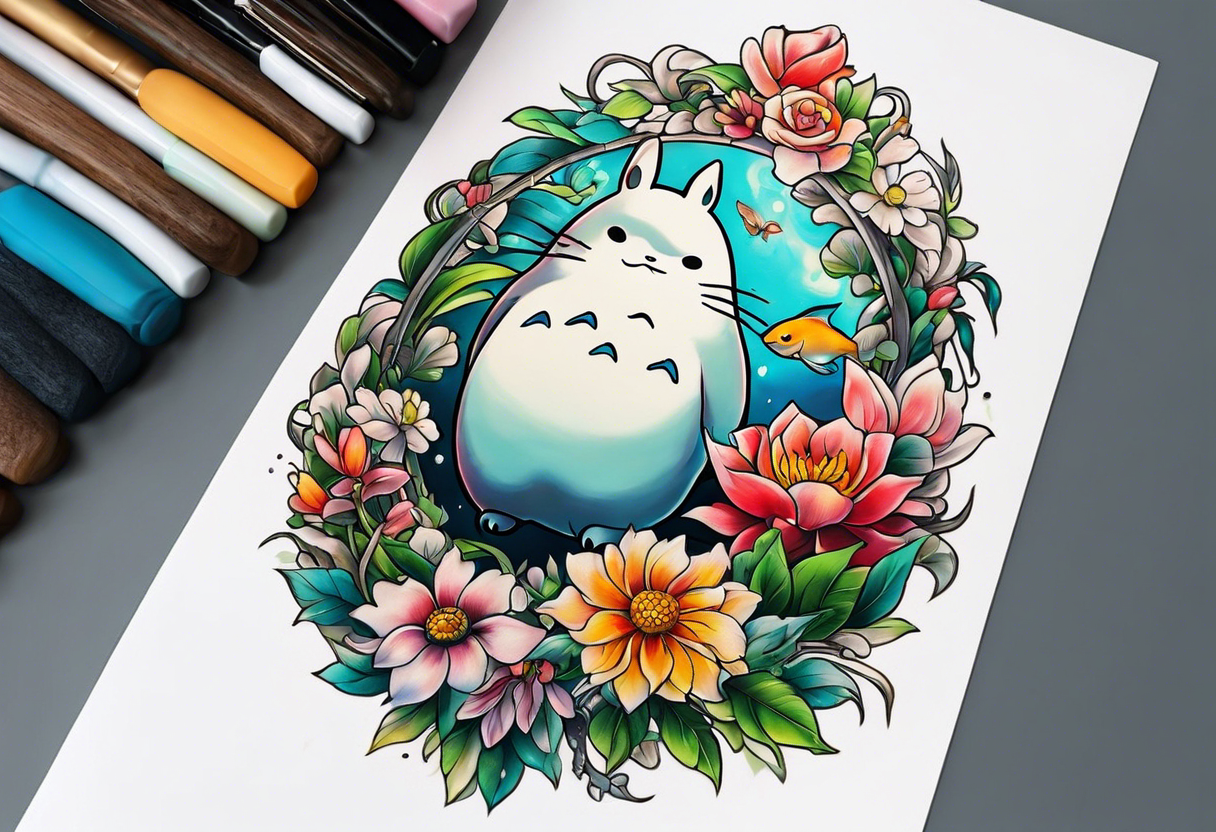 studio ghibli tattoo idea