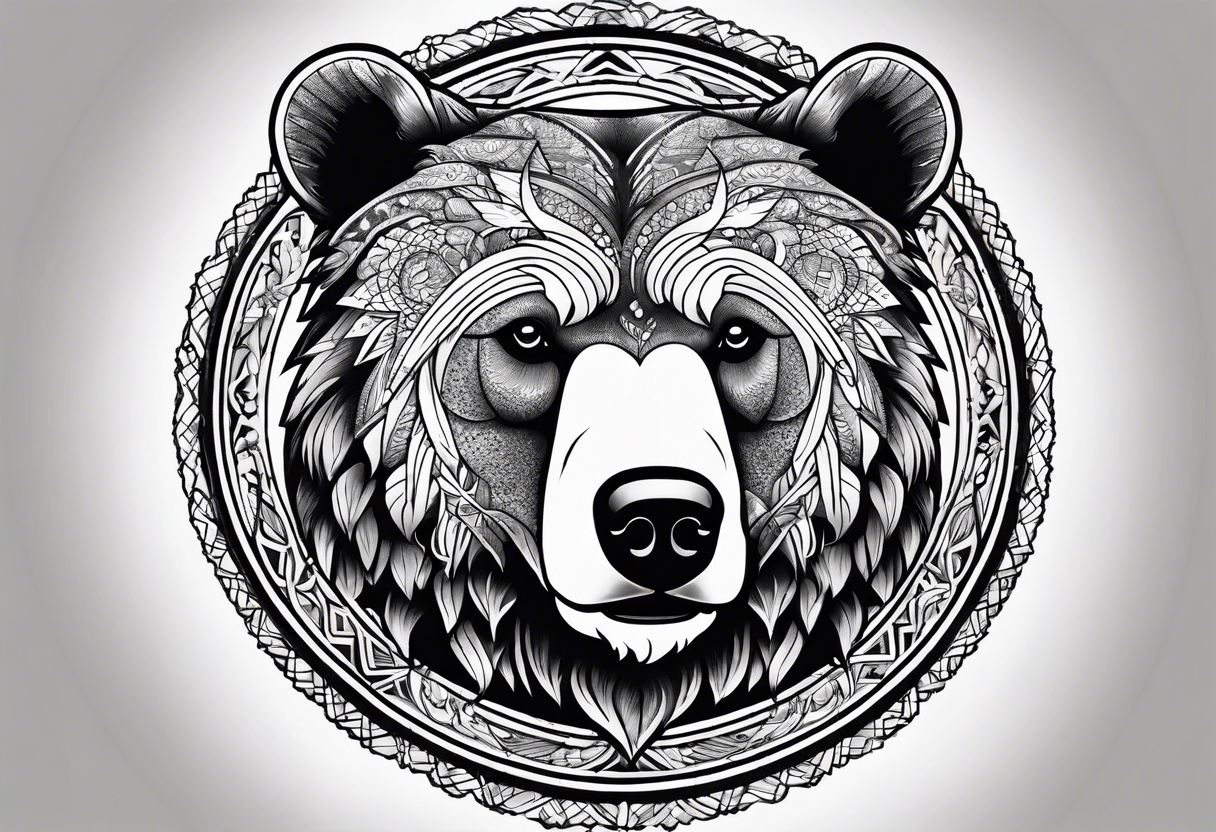 10+ Best Bull and Bear Tattoo Designs | Bull tattoos, Bear tattoo, Bear  tattoo designs