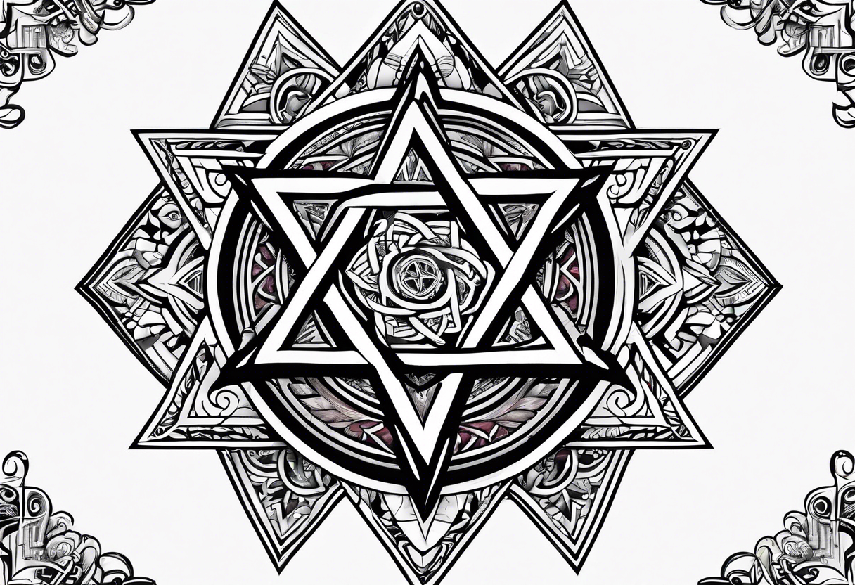 star of david tattoo idea