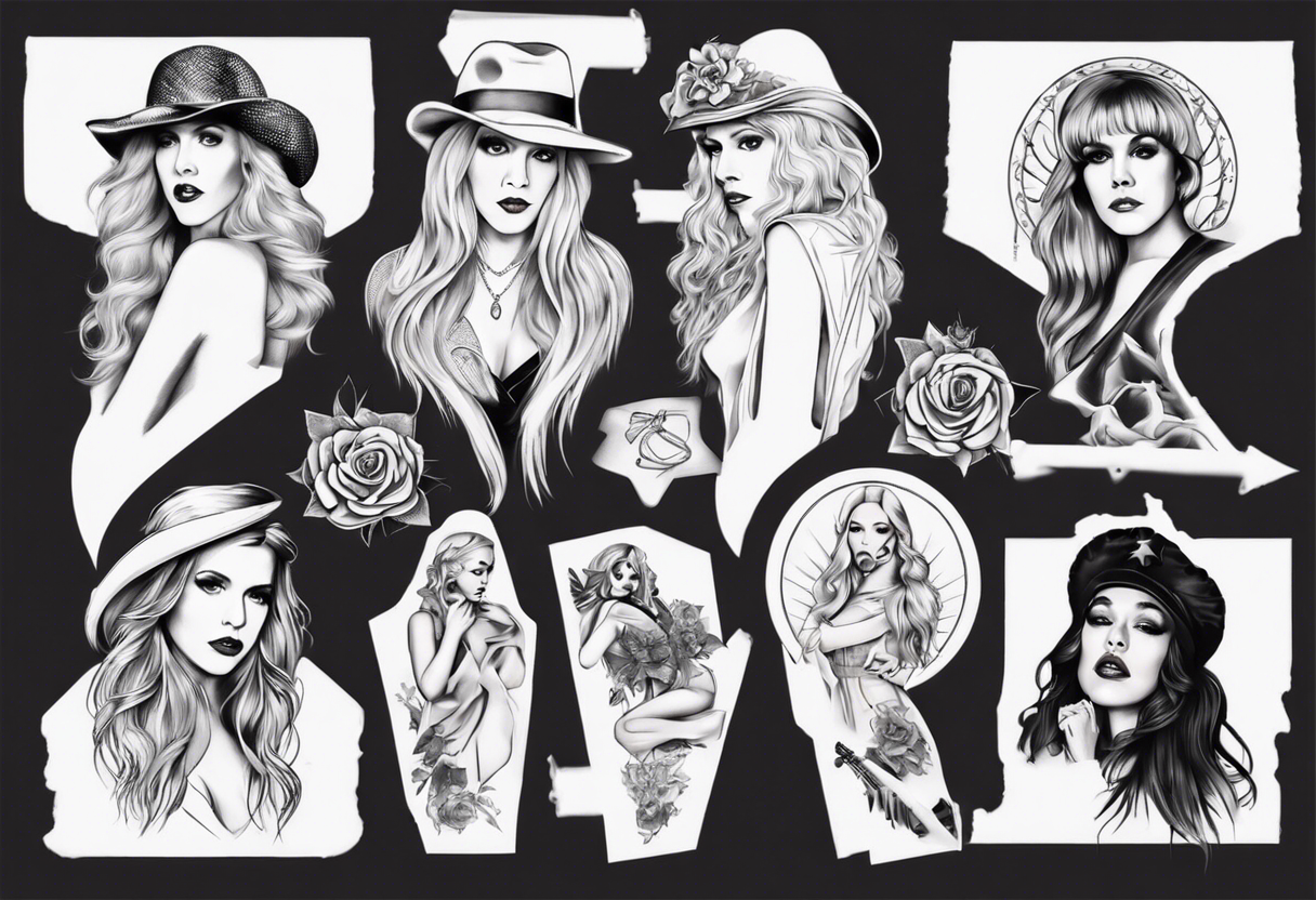 stevie nicks and gwen stefani tattoo idea