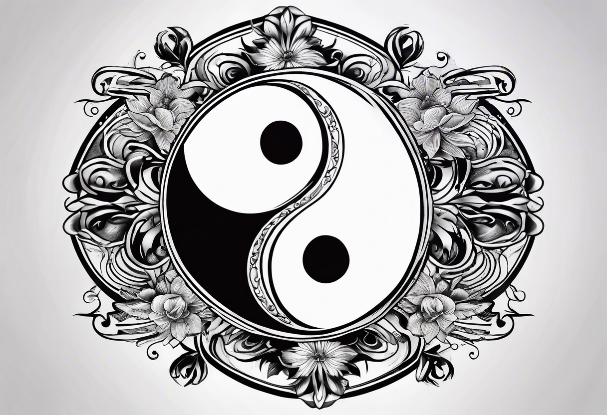 Ying Yang tattoo idea