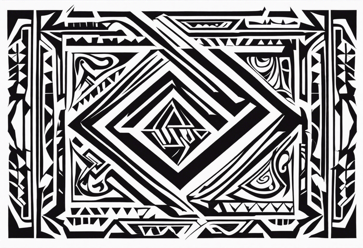 discipline consistency tribal tattoo idea