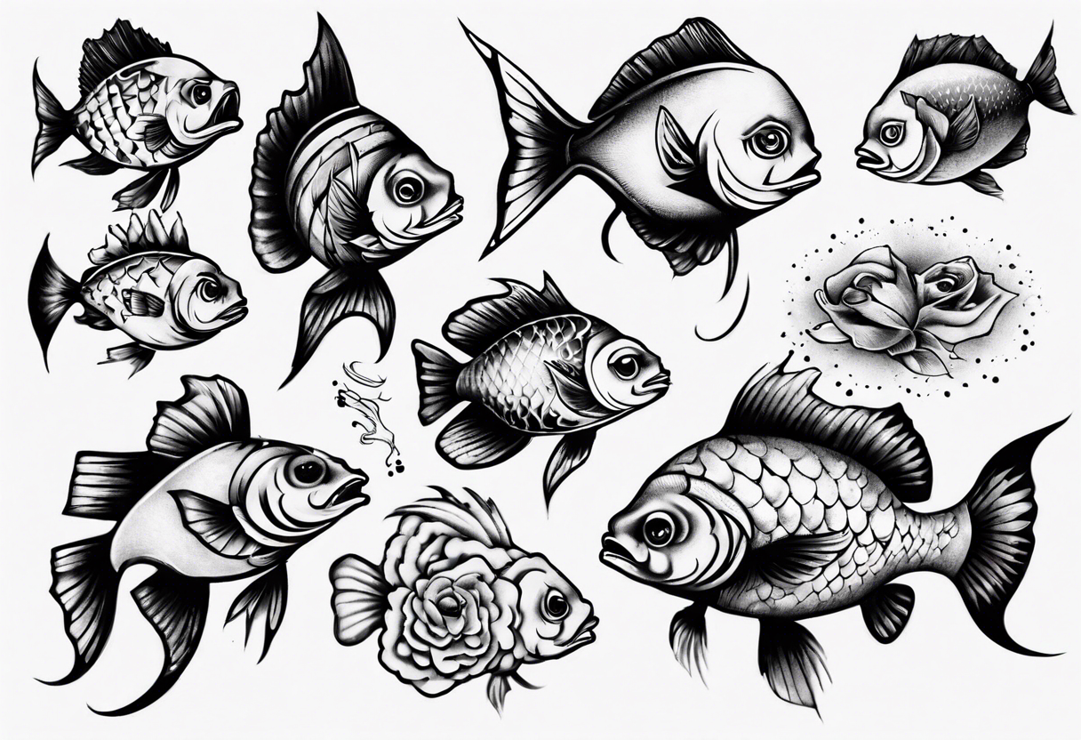 halb Mann halb Fisch tattoo idea