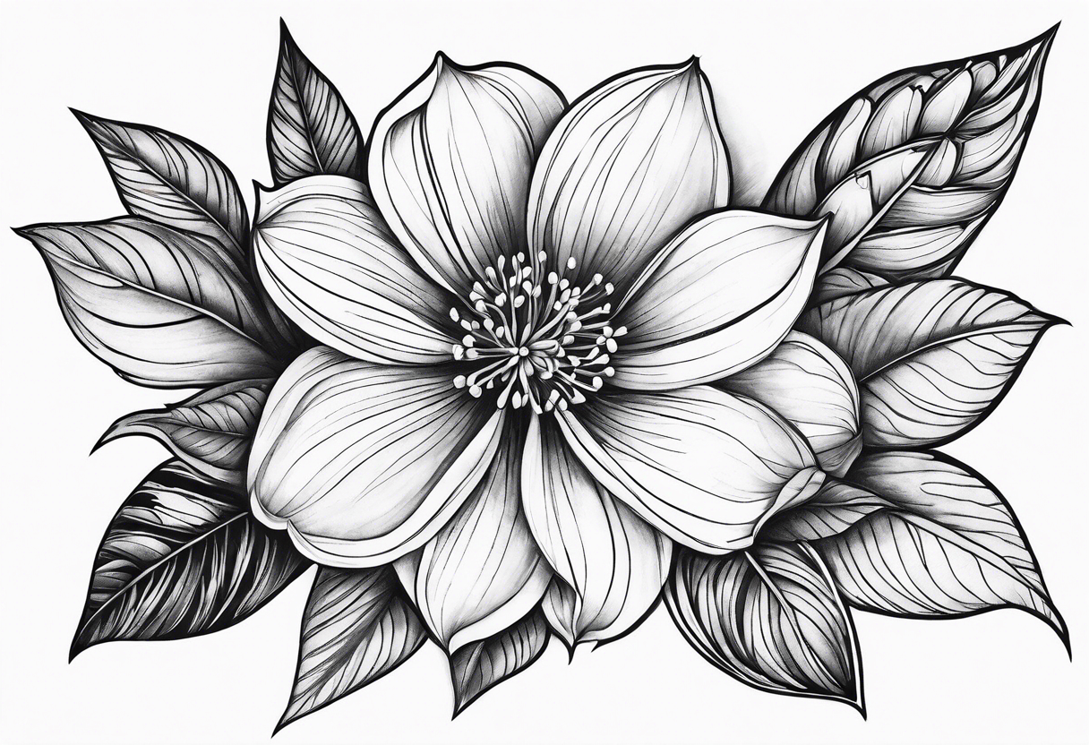 Flowers tattoo idea