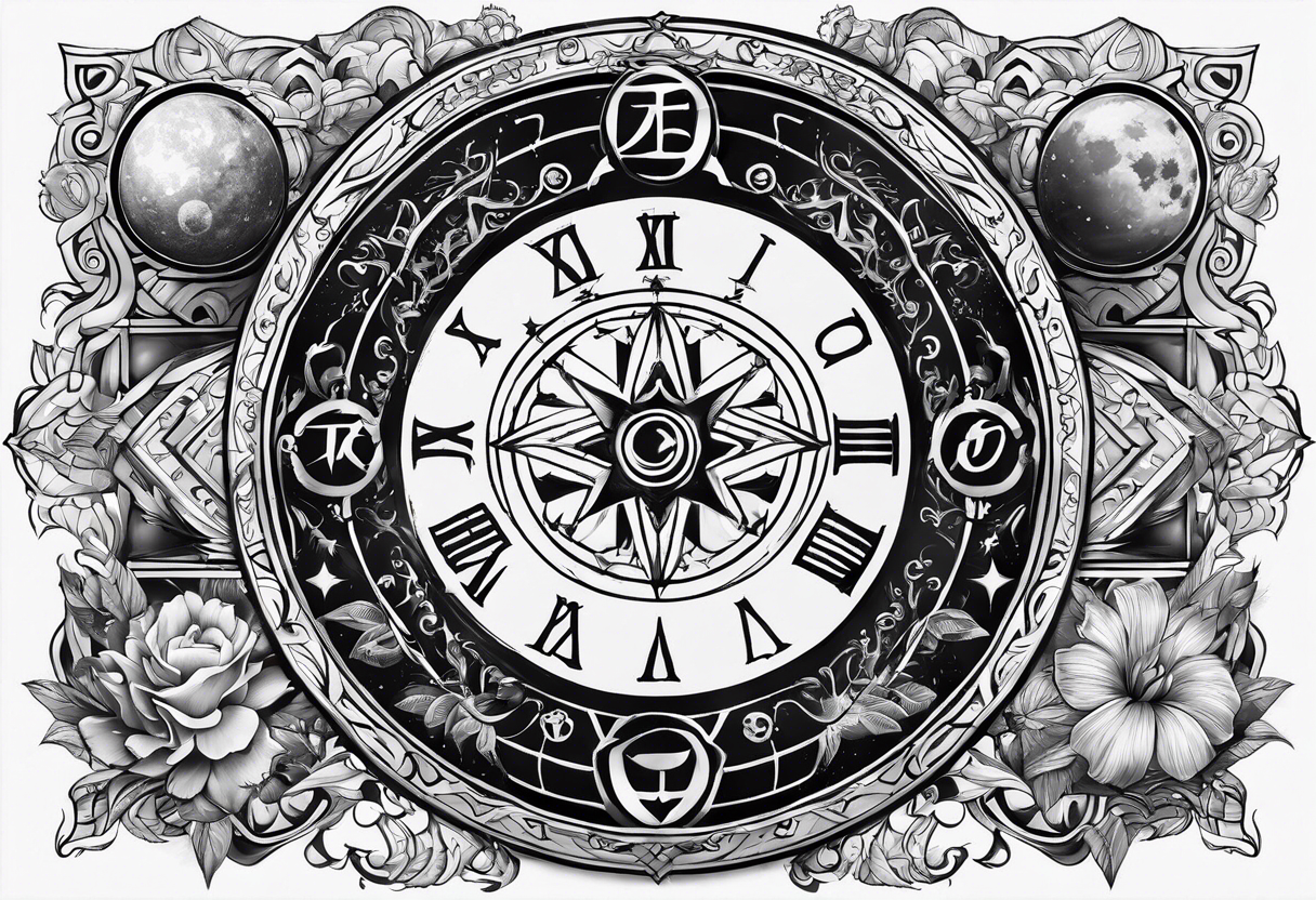 zodiac signs tattoo idea