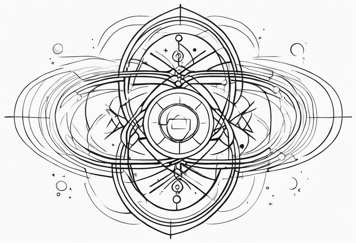 quantum physics meet god tattoo idea