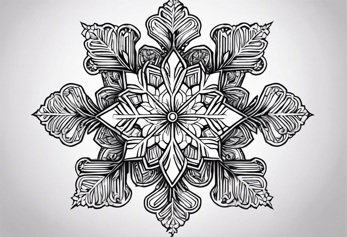 Snowflakes, small tattoo idea