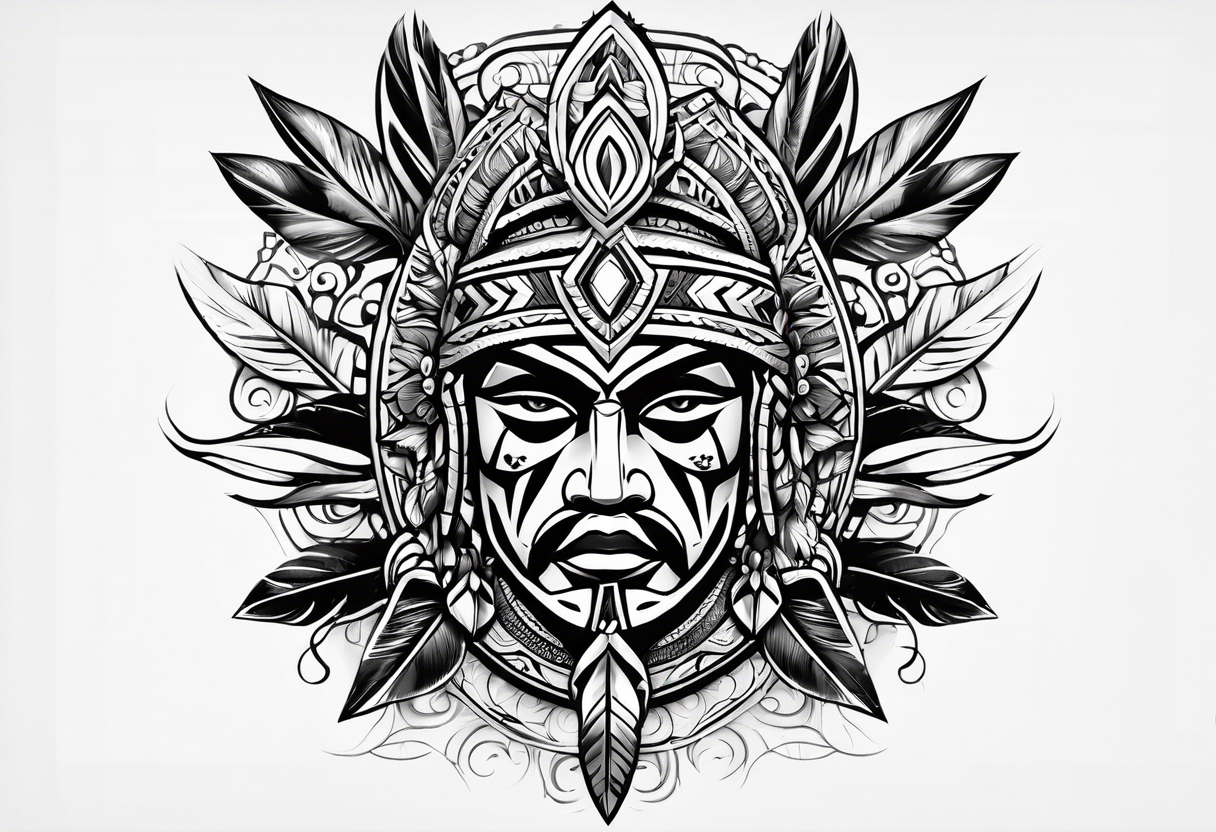 Old school tattoo flower Royalty Free Vector Image