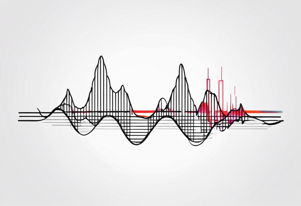 audio signal waveform tattoo idea