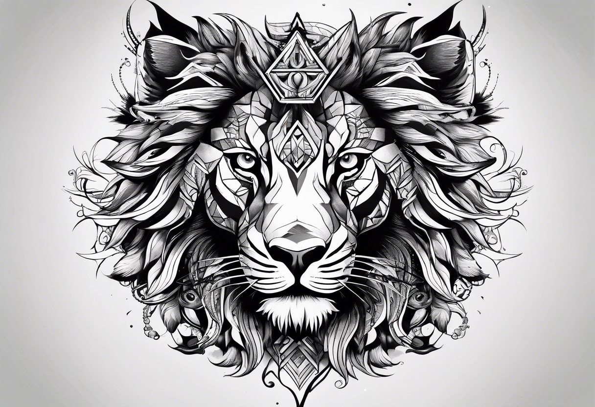 Alpha group of animals tattoo idea