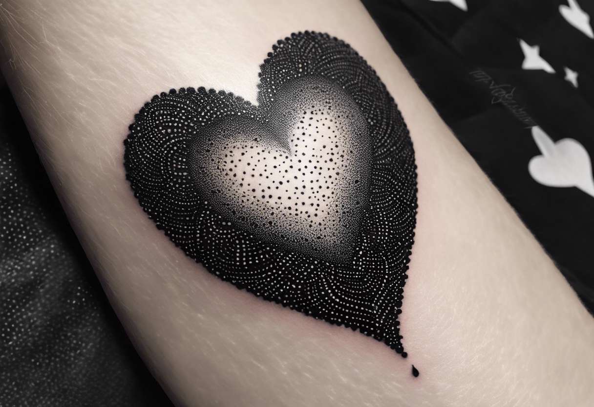 Coeur brisé àdans le symbole de l'infini tattoo idea